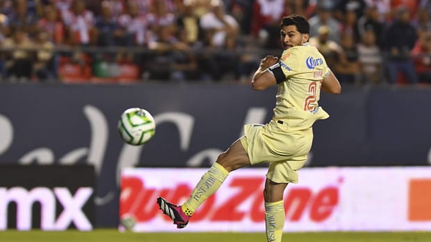 Henry Martin de America durante el partido Atletico San Luis vs America, Correspondiente al partido de Ida de Cuartos de Final del Torneo Clausura 2023